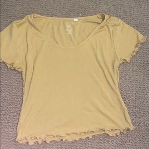 Pacsun Yellow Crop Top NEVER WORN